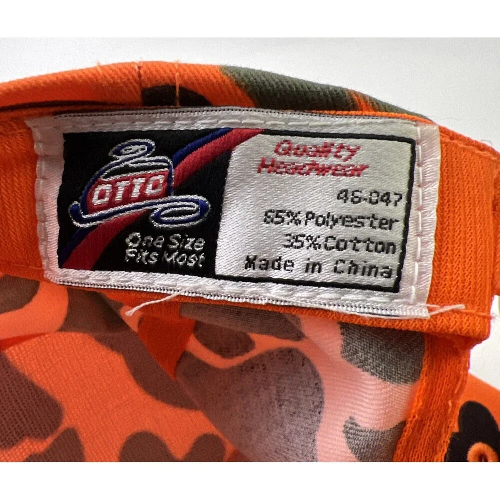 Pipe Fabricators Otto Orange Hunting Snapback
